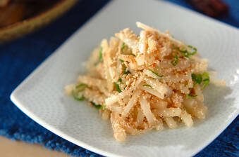 大根の明太子炒め