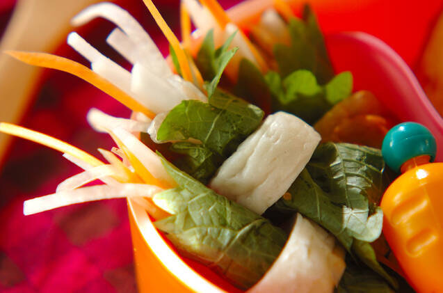 大葉のブーケサラダ