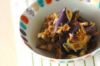 レンジナスのショウガじょうゆ和え