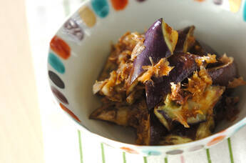 レンジナスのショウガじょうゆ和え