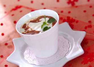 ミント風味のココア
