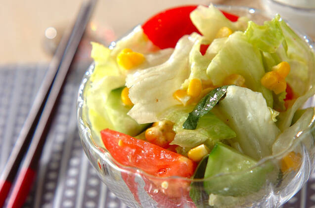 レタスのサラダ