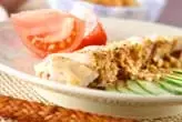 レンジ蒸し鶏
