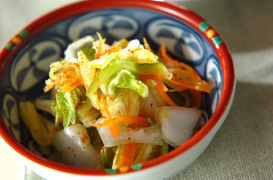 白菜の簡単もみ漬け 副菜 レシピ 作り方 E レシピ 料理のプロが作る簡単レシピ