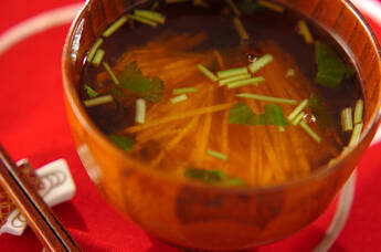 長芋の梅風味汁