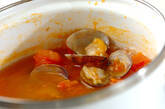 トマトとアサリのスープの作り方1