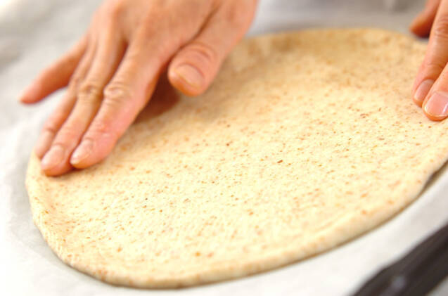 サラダピザの作り方の手順9