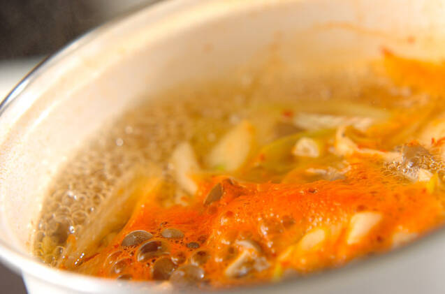 トムヤム風スープの作り方の手順5