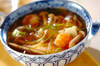 トムヤム風スープの作り方の手順