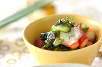 タコとキュウリの酢の物