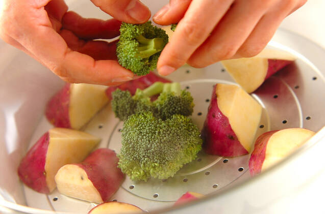 スチーム野菜のゴマみそディップの作り方の手順5