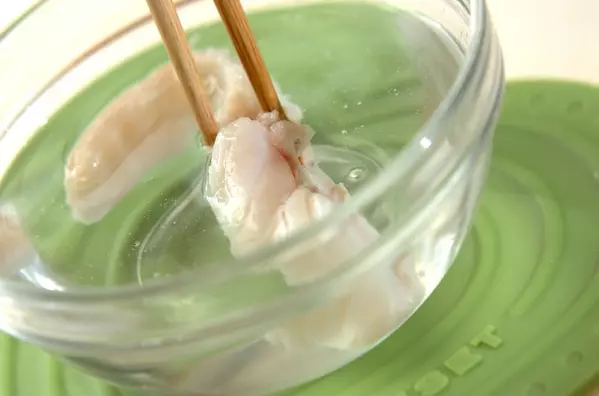 彩りちらし寿司の下準備2