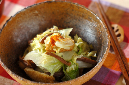 白菜とゼンマイのくったり煮