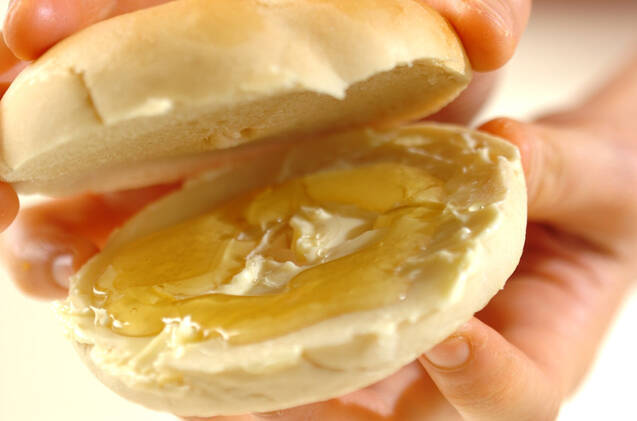 ハニーバターベーグルの作り方の手順2