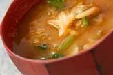 ジャガイモのキムチ汁