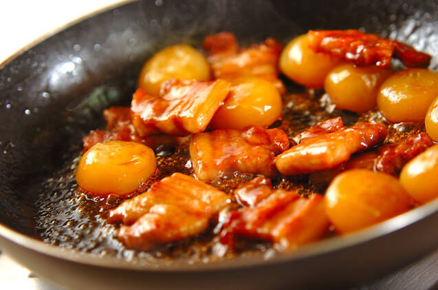 豚肉と玉コンニャクのうま煮の作り方の手順4