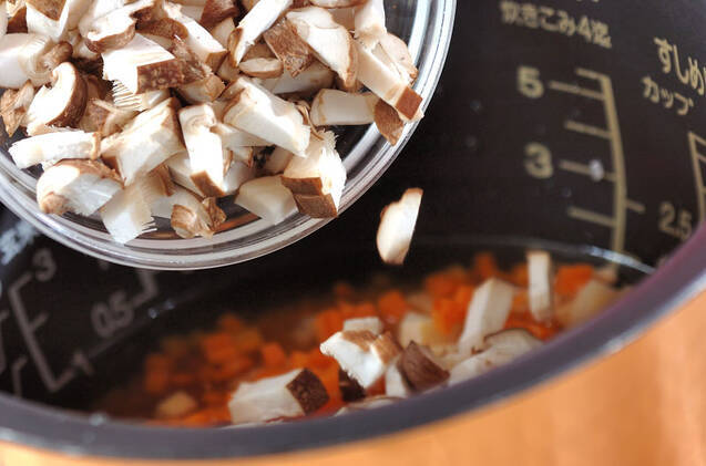 中華ダレ炊き込みご飯の作り方の手順6