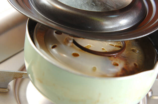 新玉ネギのひき肉詰め煮の作り方の手順7