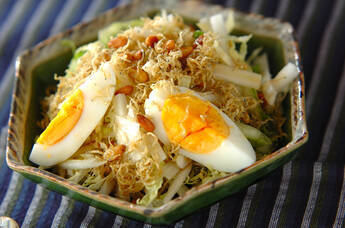 白菜のカリカリジャコサラダ