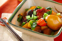 卵がたまらない！豚肉と大根のコーラ煮