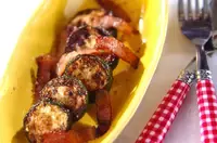 ズッキー二のアンチョビ炒め