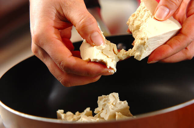 ツナ炒り豆腐の作り方の手順5