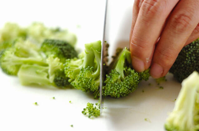 ブロッコリーとホタテの簡単玄米リゾットの作り方の手順2