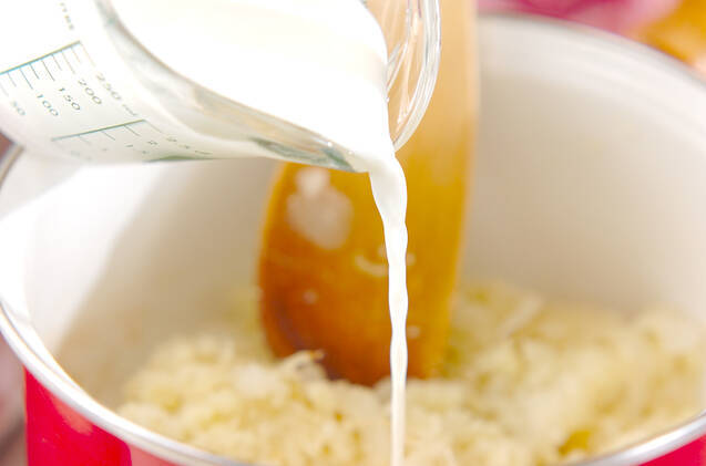 ポテトと鮭のグラタンの作り方の手順2