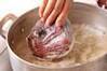 鯛のアラ炊きの作り方の手順3