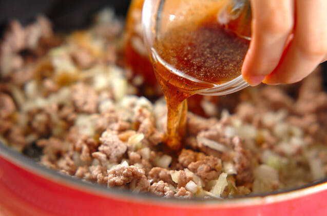 ひき肉のエスニック炒めの作り方の手順4