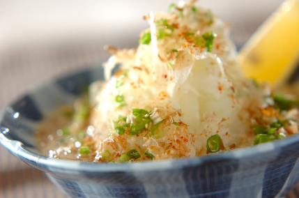 新玉のナメコドレッシング