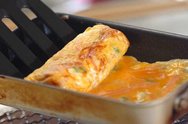 彩り卵焼きの作り方の手順3