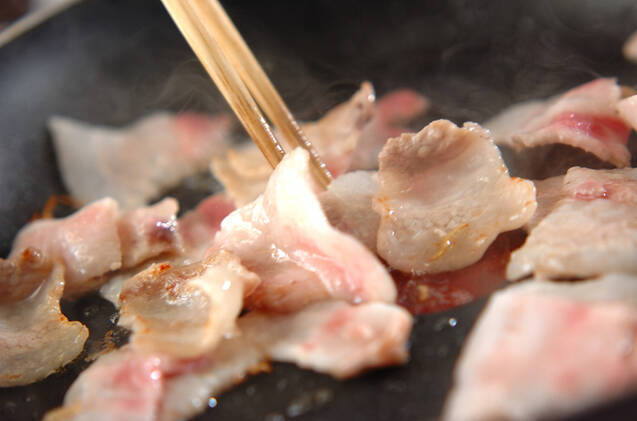 春雨と豚バラ肉の中華炒めの作り方の手順7