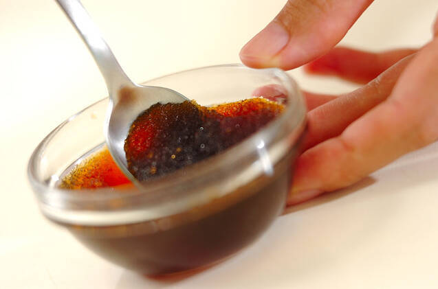 梅酒ジュレのカルパッチョの作り方の手順1