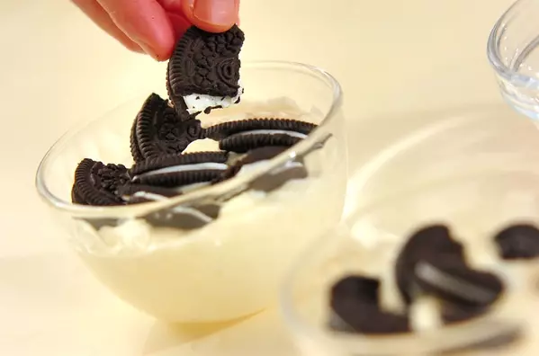 クッキーチーズケーキの作り方3