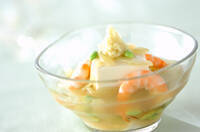 嵯峨豆腐・冷やし葛スープ