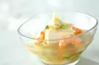 嵯峨豆腐・冷やし葛スープ