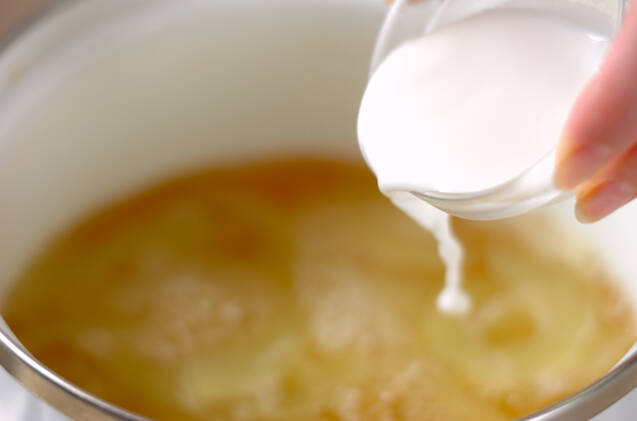 嵯峨豆腐・冷やし葛スープの作り方の手順3