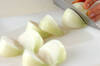 新玉ネギの塩昆布炒めの作り方の手順1