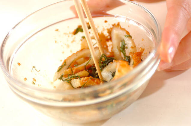 ちくわの大葉和えの作り方の手順2