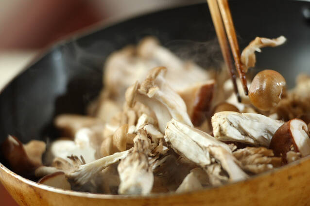 キノコ丼の作り方の手順4
