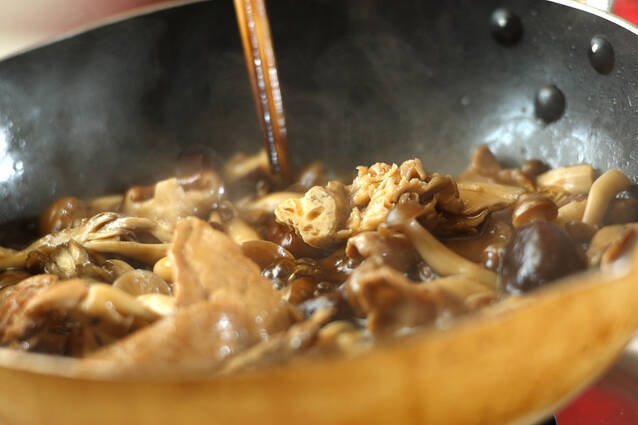 キノコ丼の作り方の手順5