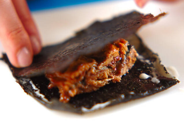 サンマ缶ののり天ぷらの作り方の手順6