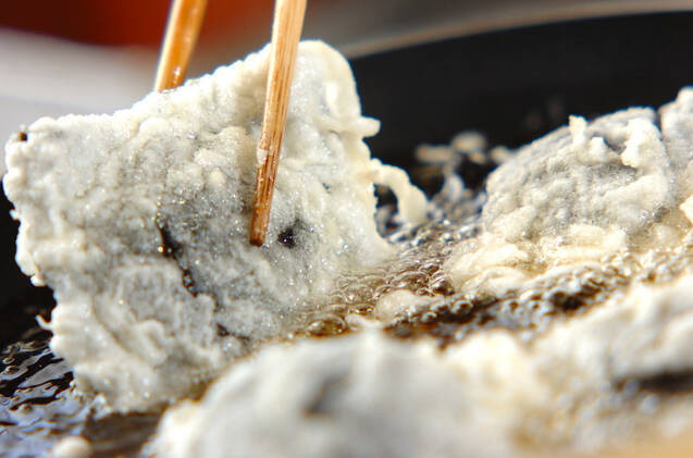 サンマ缶ののり天ぷらの作り方の手順7