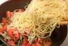 きのこトマトスパゲティの作り方の手順5