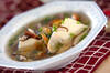 シイタケとアサリのスープの作り方の手順