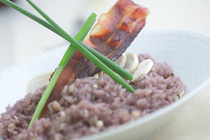 赤ワインリゾット