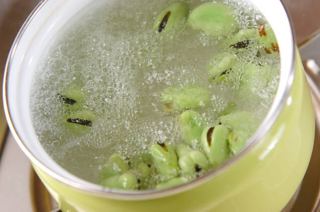 ソラ豆ミニクロケットの作り方の手順1