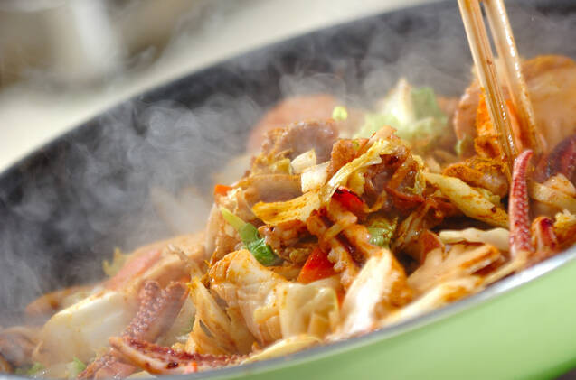 カレー風味の八宝菜の作り方の手順13