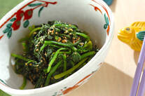 ホウレン草のゴマ和え